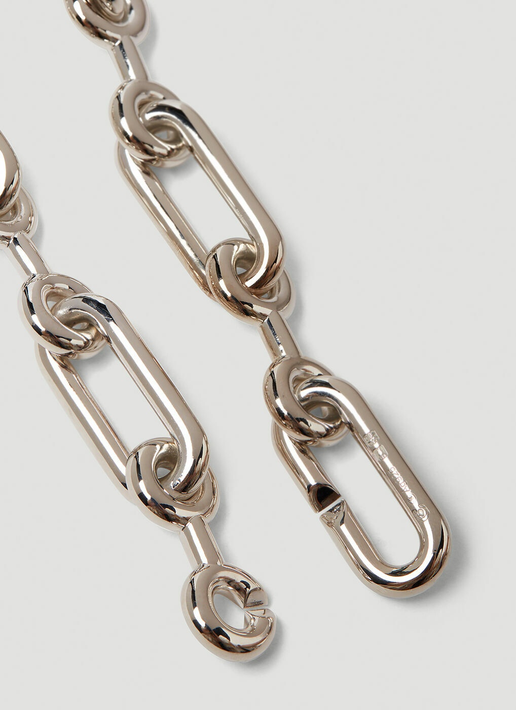 Original Binary Chain Necklace in Silver