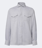Brunello Cucinelli Cotton-blend shirt
