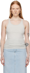 Filippa K Gray Rib Tank Top