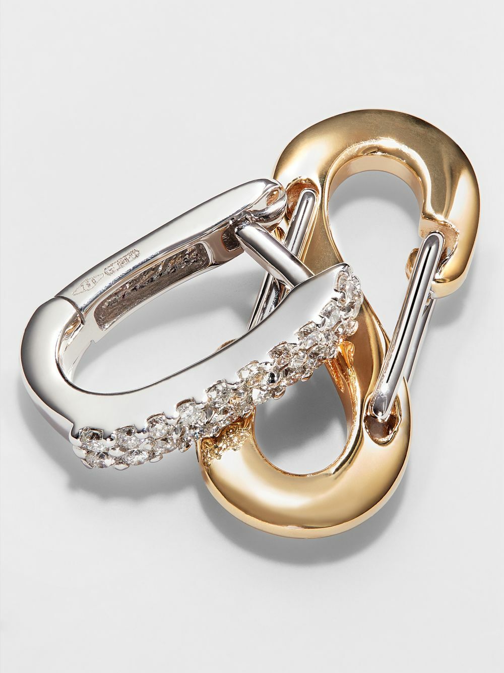 EÉRA 18K White And Yellow Gold Romy Small Diamond Earring