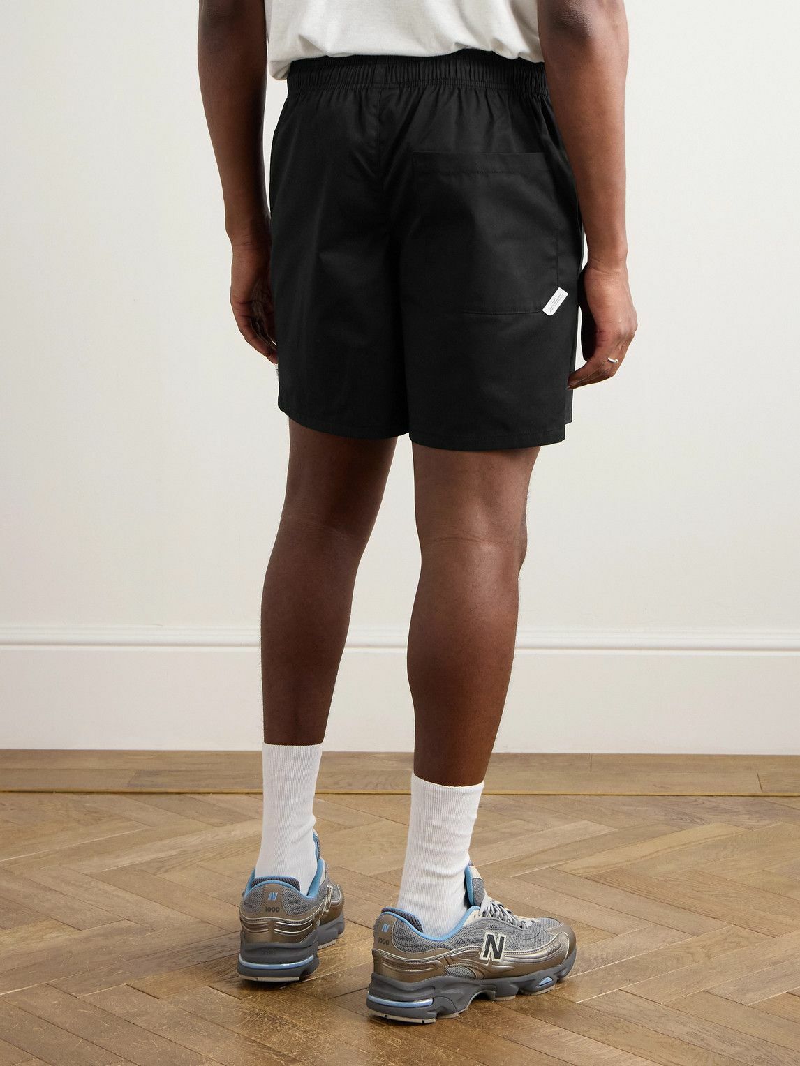 WTAPS - Straight-Leg Twill Drawstring Shorts - Black