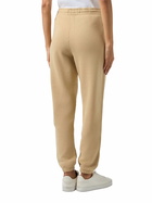 MC2 Saint Barth Woman Beige Cotton Fleece Jogger Pants Odalys