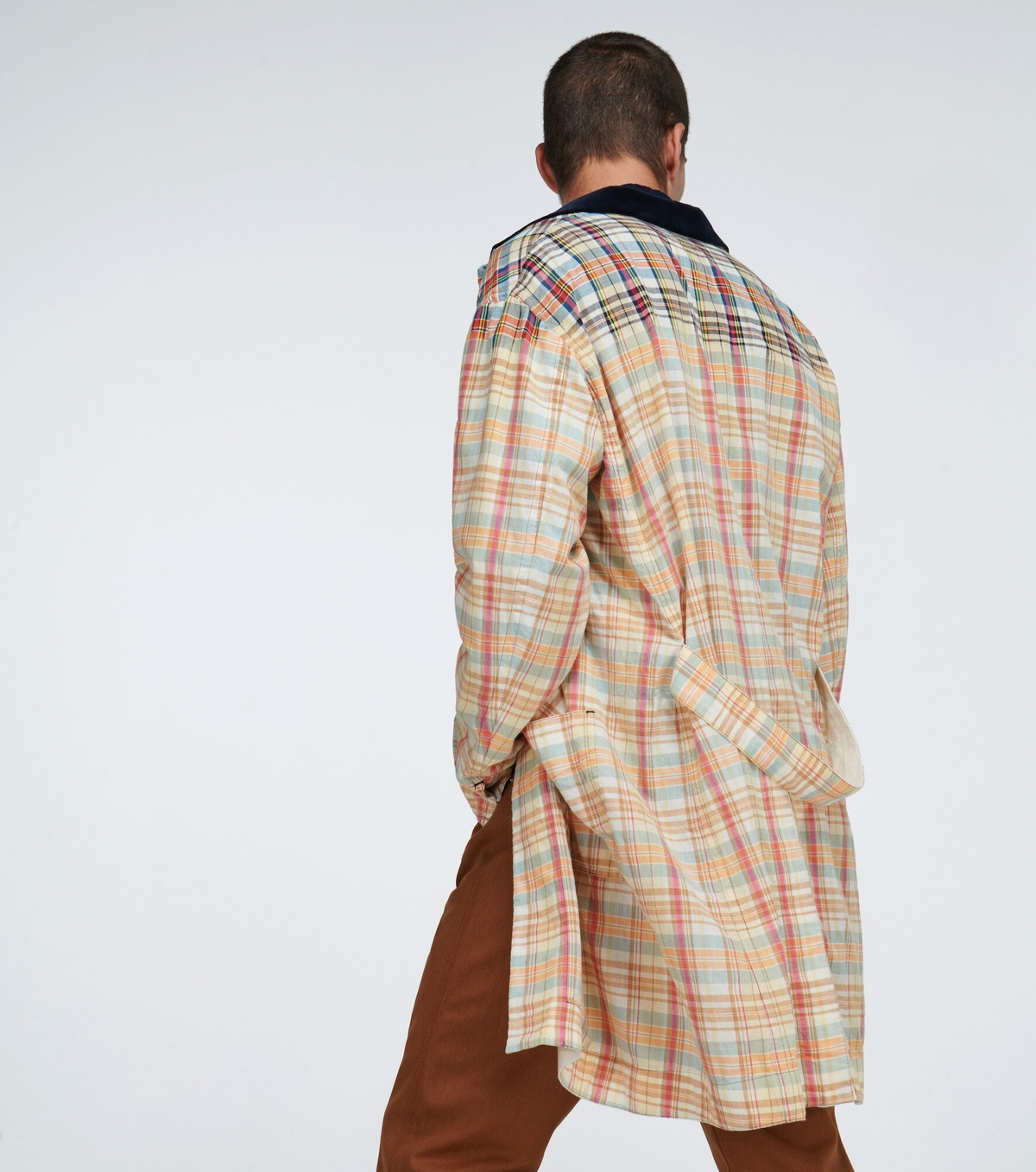 Sacai - Madras checked coat Sacai
