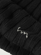 Visvim - Logo-Embroidered Ribbed Cotton Beanie