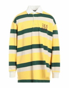 Palm Angels Mens Polo shirt in Yellow