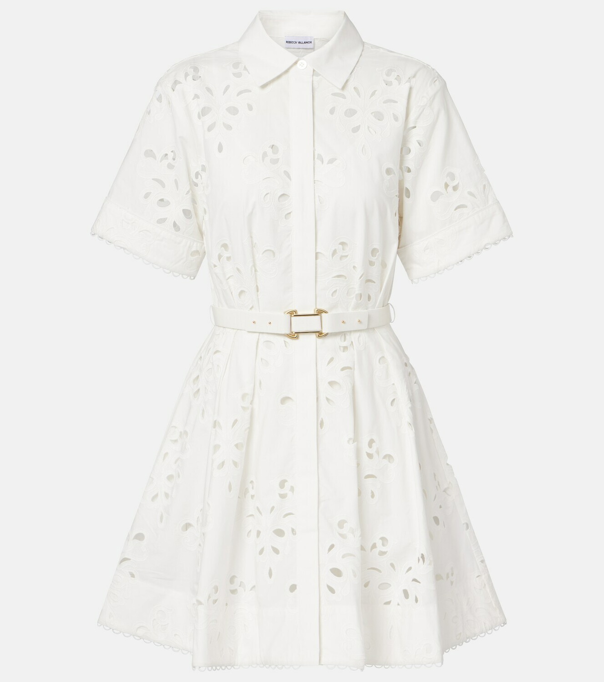 Rebecca Vallance Artesan broderie anglaise minidress