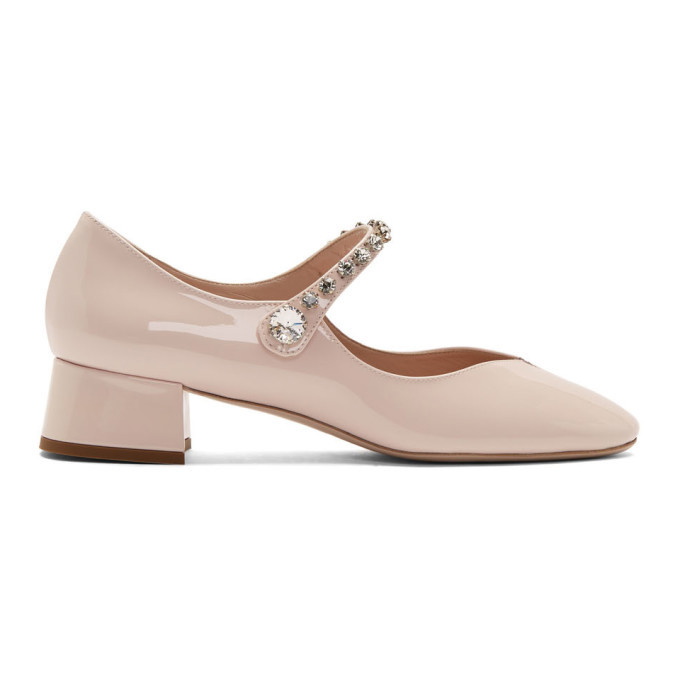 Miu Miu Pink Ballerina Mary Jane Miu