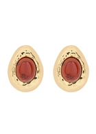 Anni LU Cherry on Top 18kt Gold-plated Stud Earrings - Red - One Size