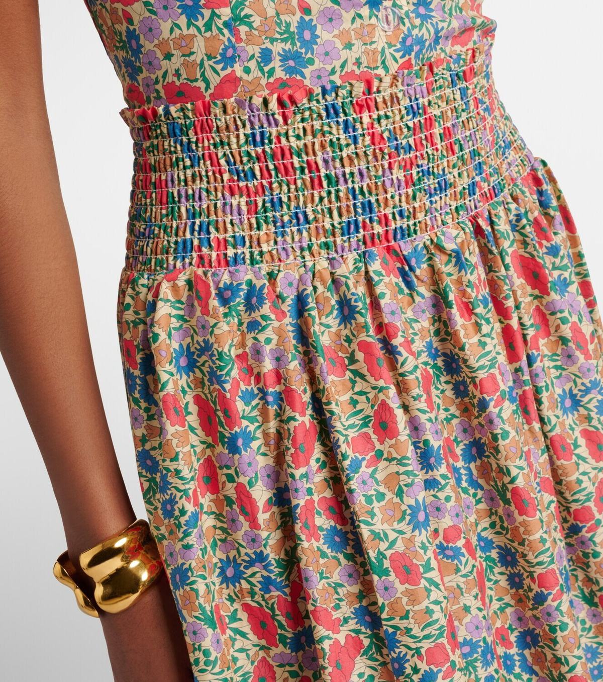 Montce Millie floral cotton maxi skirt