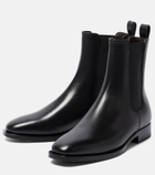The Row - Grunge leather Chelsea boots