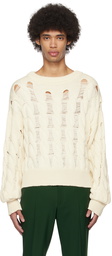 EGONlab Off-White Oversized Sweater