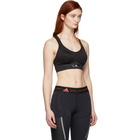 adidas by Stella McCartney Black Stronger For It Soft Sports Bra