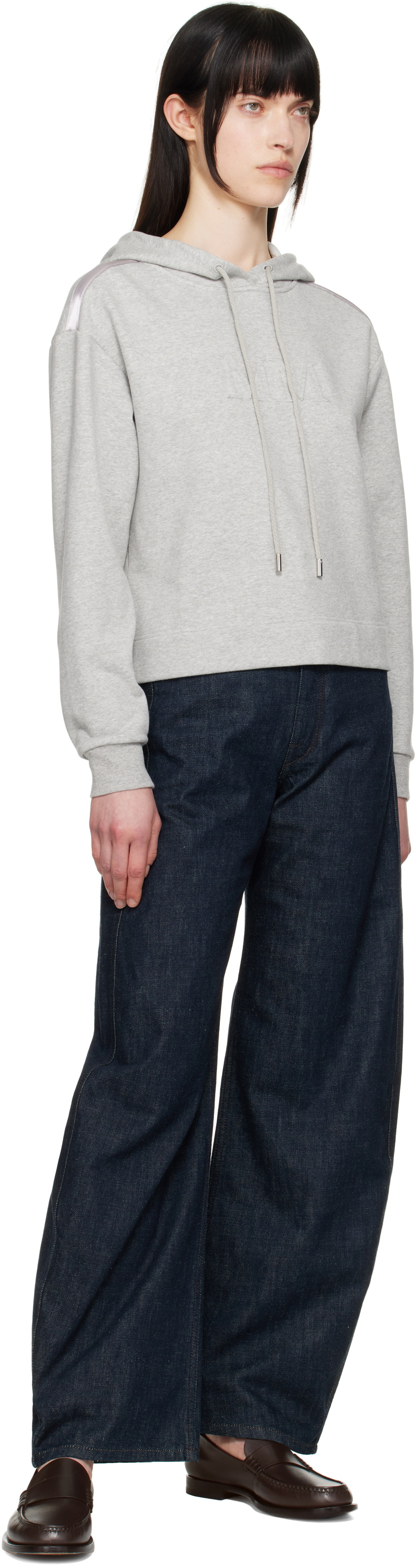 Max Mara Leisure Gray Angora Hoodie