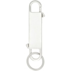 Rick Owens Silver Temple Gemini Keychain