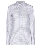 Victoria Beckham - Checked cotton twill shirt