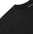 nonnative - Logo-Embroidered Cotton-Jersey T-Shirt - Black