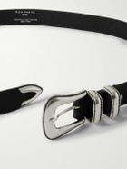 Nudie Jeans - 2.5cm Western Leather Belt - Black