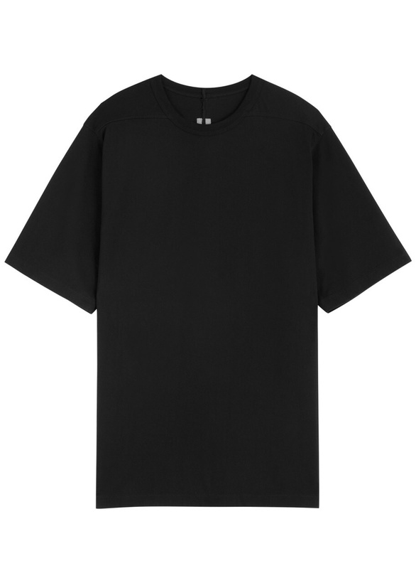 Photo: Rick Owens Brad Cotton T-shirt Black