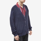 Needles Men's Pile Jersey Cardigan in Navy