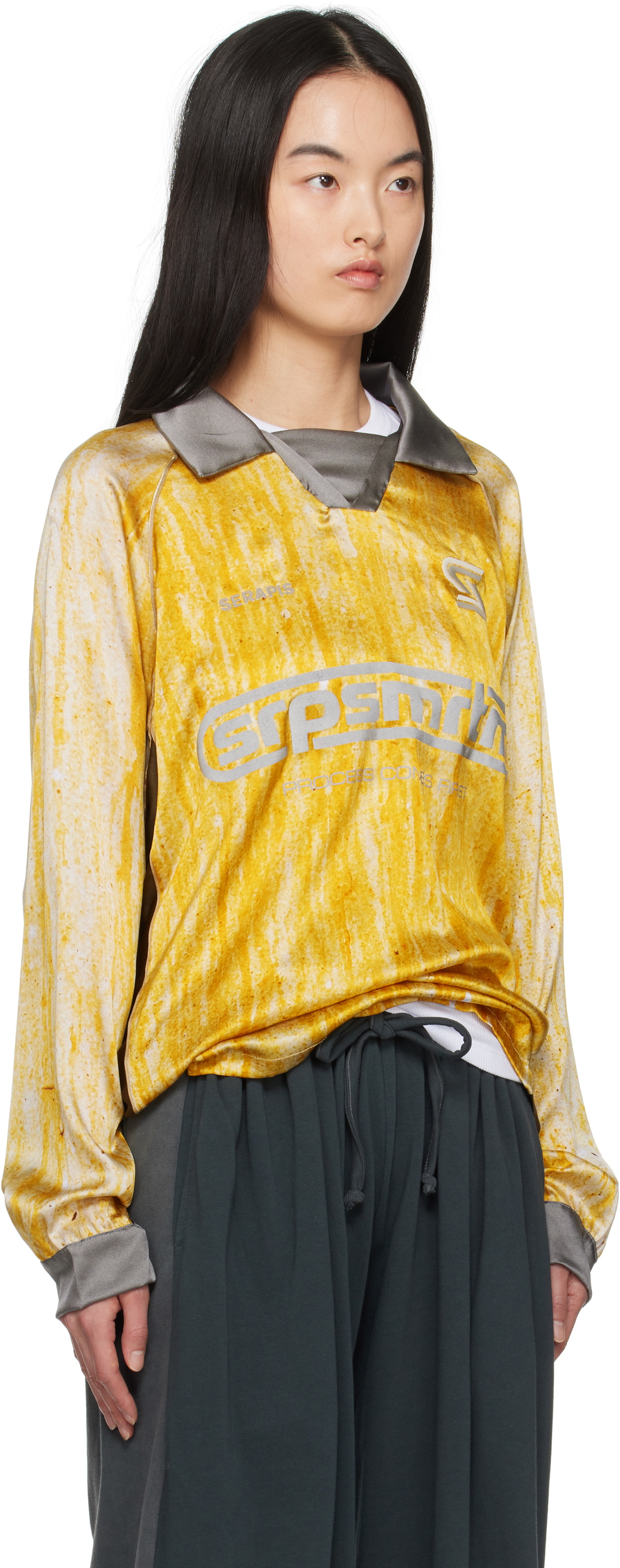 Serapis Yellow Drips Polo