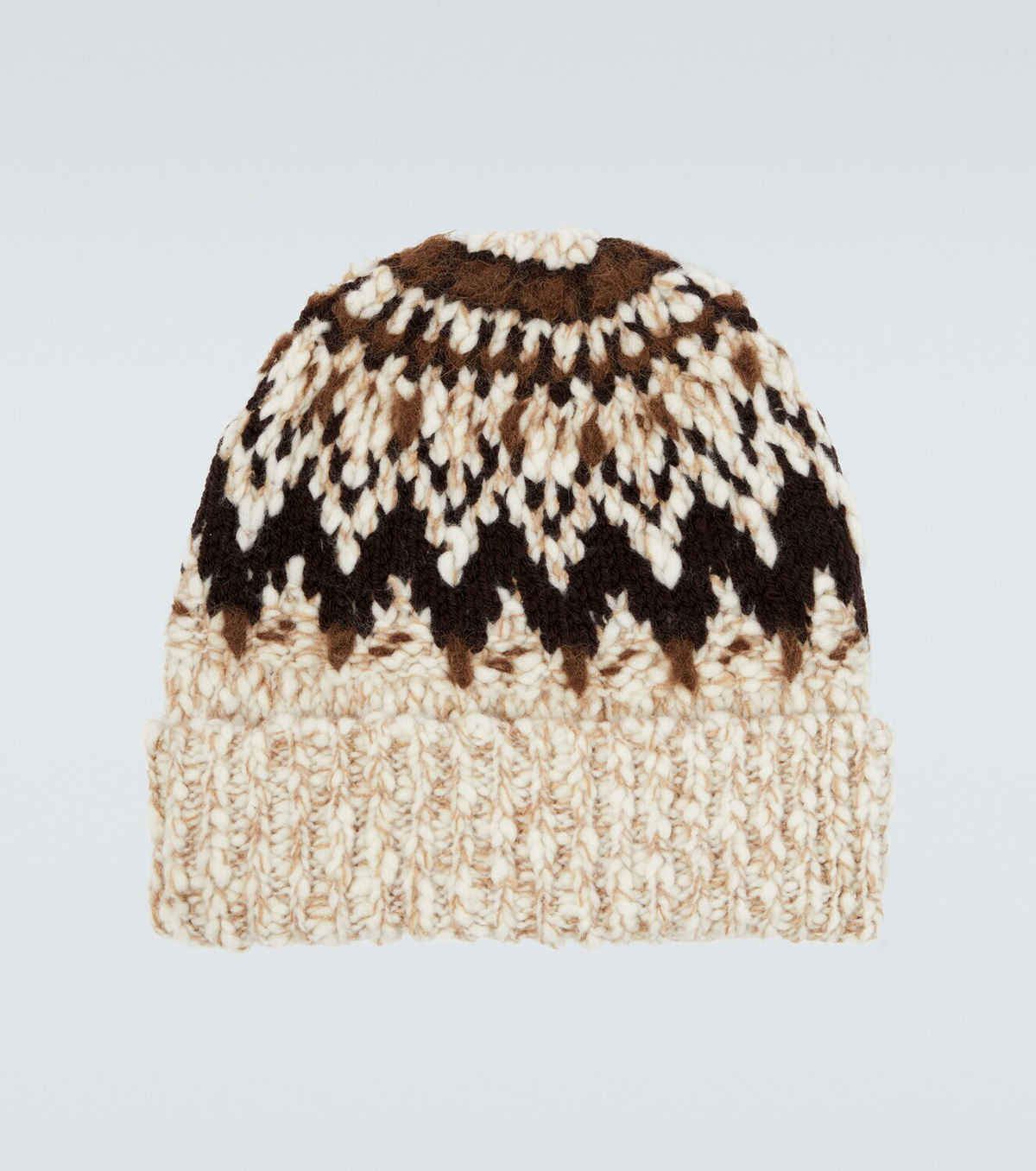 Moncler Grenoble Jacquard wool-blend beanie