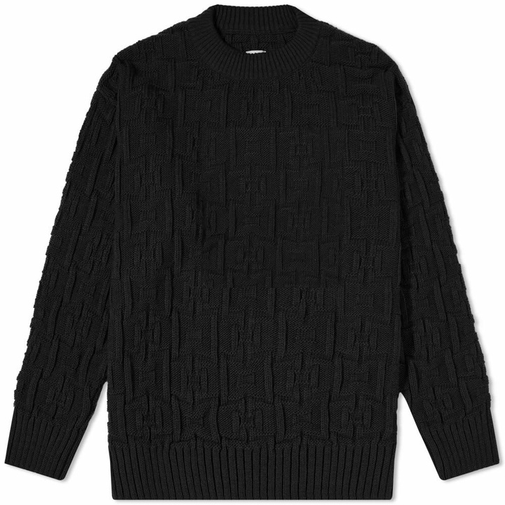 Photo: Polar Skate Co. Men's Square Crew Knit in Black