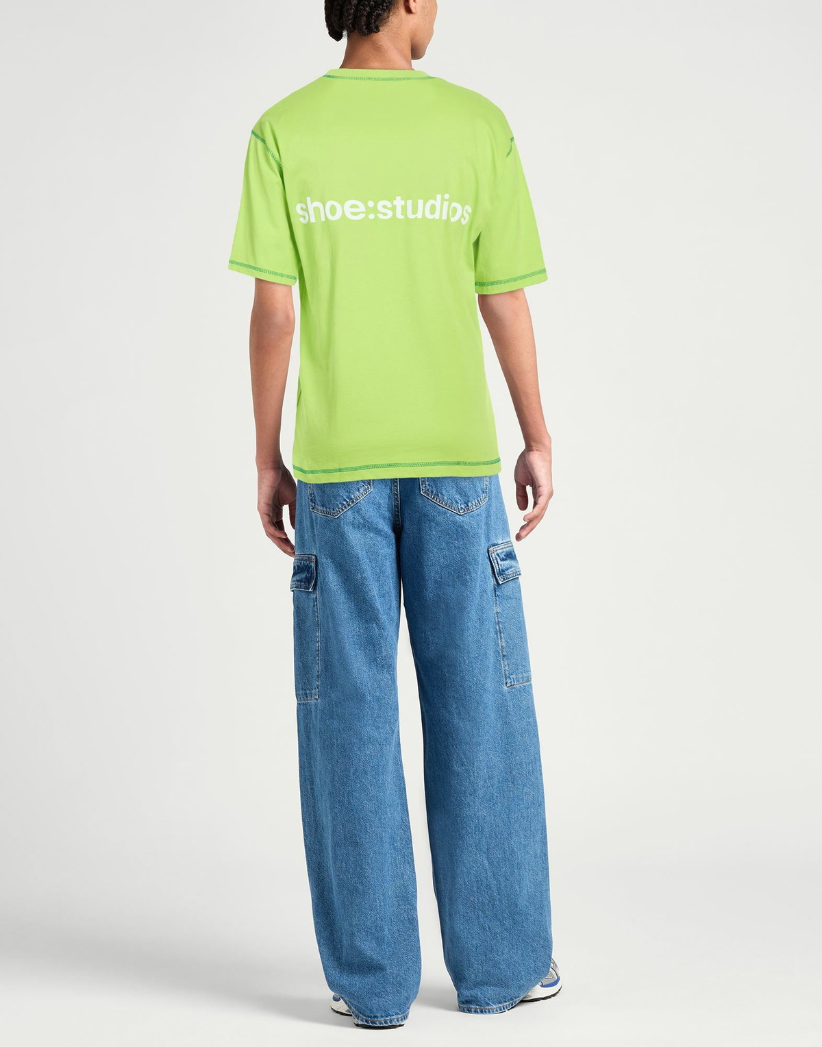 Shoe Mens T-shirt Lime in Green