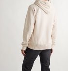 Saturdays NYC - Appliquéd Loopback Cotton-Jersey Hoodie - Neutrals