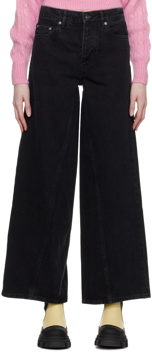GANNI Black Jozey Jeans GANNI