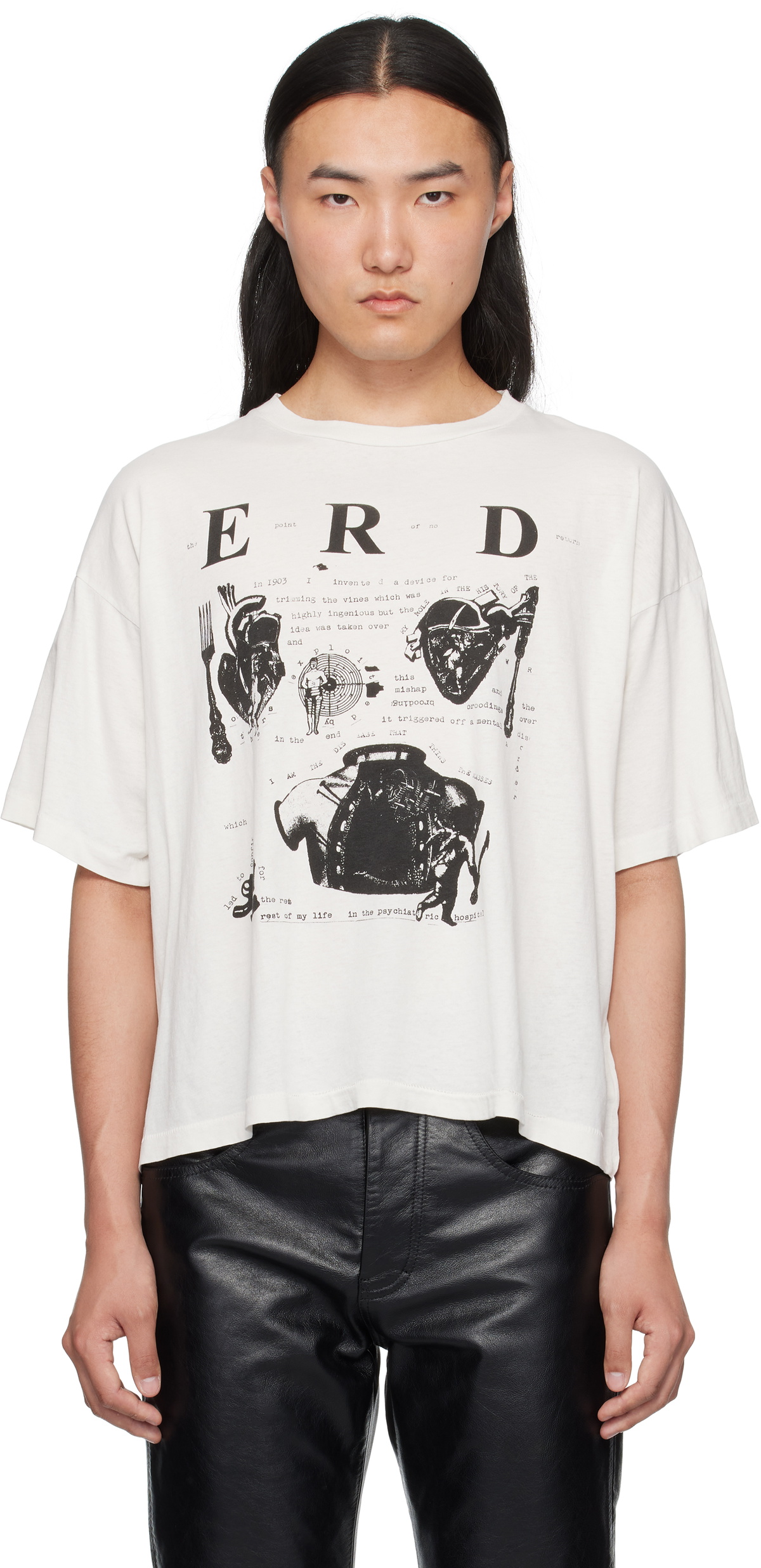Enfants Riches Déprimés White 'My Role In The War' T-shirt Enfants
