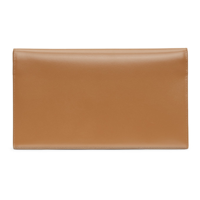 Ysl uptown pouch online tan