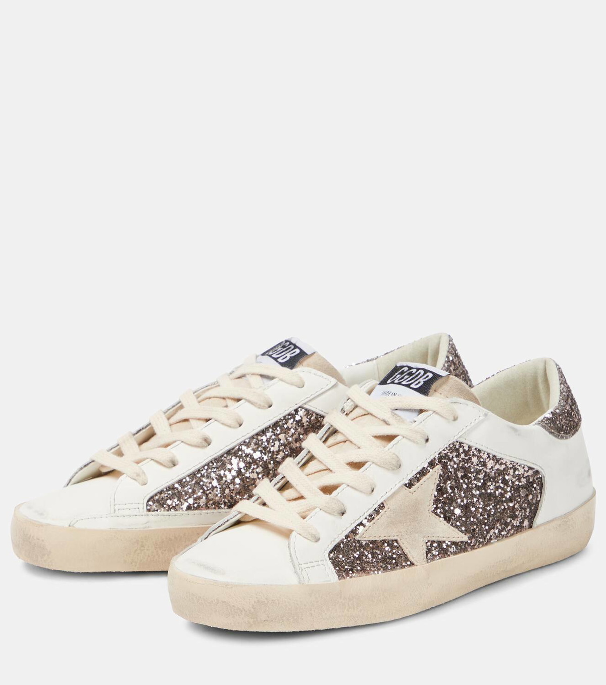 sparkle golden goose sneakers