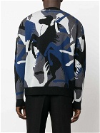 FERRARI - Printed Crewneck Sweater