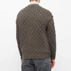 mfpen Men's Fence Cardigan in Brown