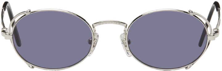 Photo: Jean Paul Gaultier Silver 55-3175 Sunglasses