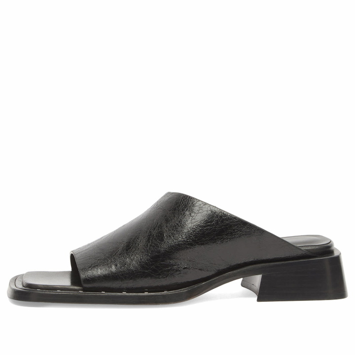 Photo: MIISTA Women's Alendra Asymmetric Sandals in Black