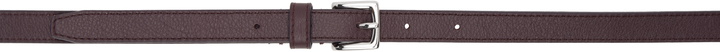 Photo: The Frankie Shop Burgundy Jessie Leather Belt