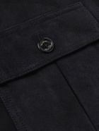 Valstar - Valstarino Suede Down Jacket - Blue