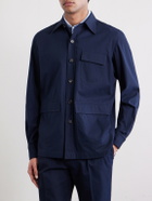 De Petrillo - Cotton Overshirt - Blue