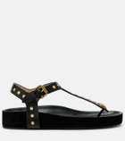 Isabel Marant Enore studded leather thong sandals