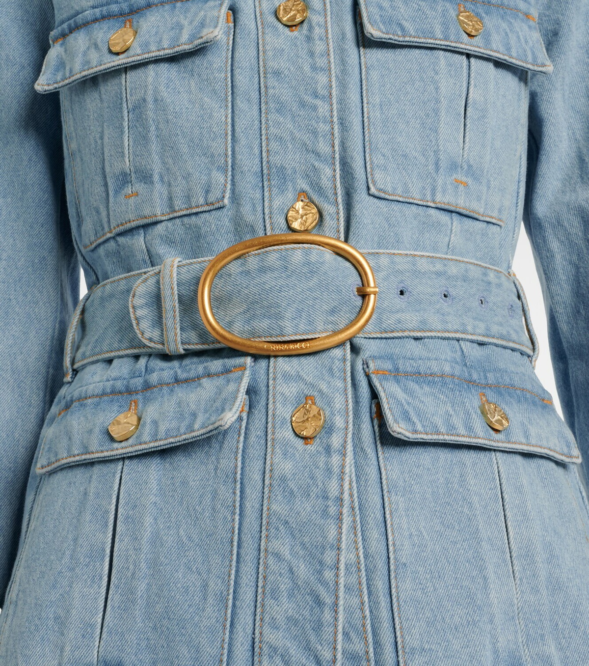 Nina Ricci Belted denim jacket