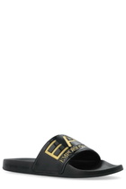 EA7 Logo Slide Sandals