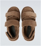 Nanushka Taurus suede flat sandals