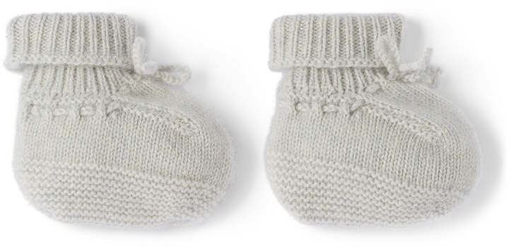Photo: Bonpoint Baby Grey Cashmere Telse Pre-Walkers