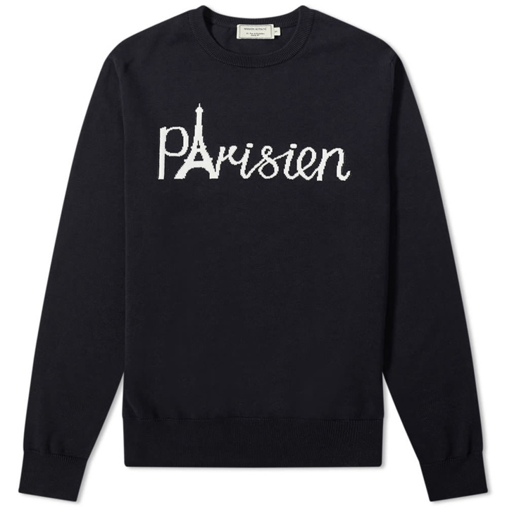 Photo: Maison Kitsuné Parisien Tower Pullover