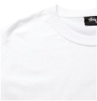 Stüssy - Printed Cotton-Jersey T-Shirt - White