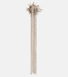 McQueen Sunflower embellished drop earrings