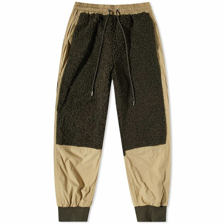 Photo: JW Anderson Men's Colour Block Track Pants in Forest Green