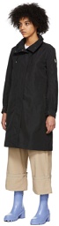 Moncler Black Kourou Parka Coat