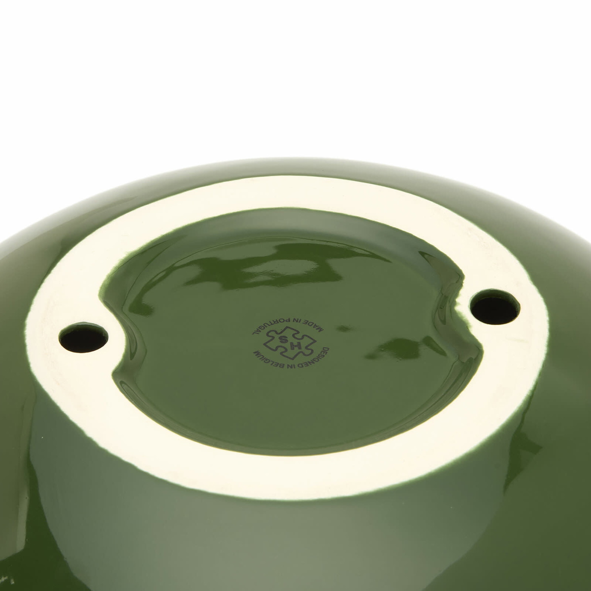 Home Studyo Mick Big Bowl in Moss Green 